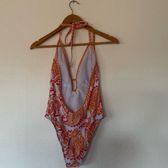 Paisley print one piece swimsuit - Picture 2 of 6